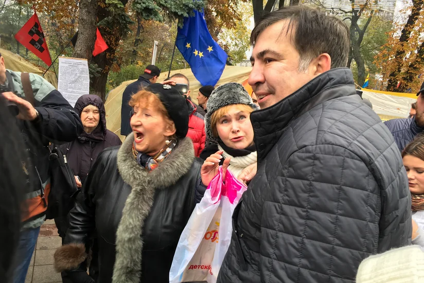 В Киеве собирается митинг в поддержку Саакашвили - ОБНОВЛЕНО - ВИДЕО