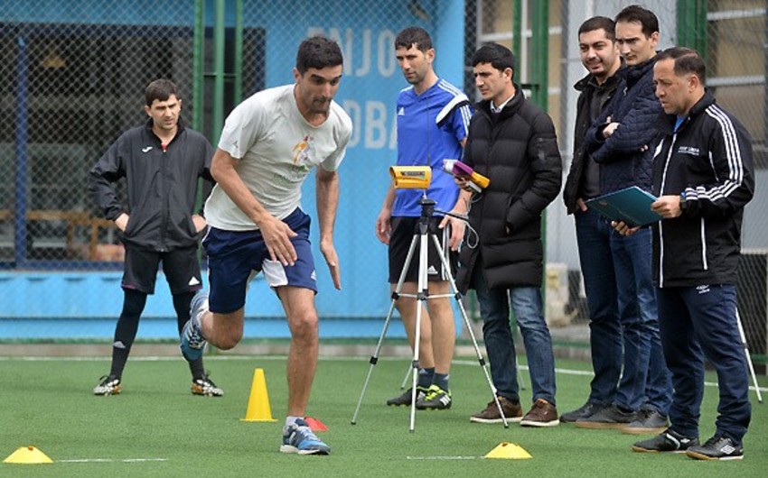 Futbol hakimləri fiziki hazırlıq üzrə test veriblər