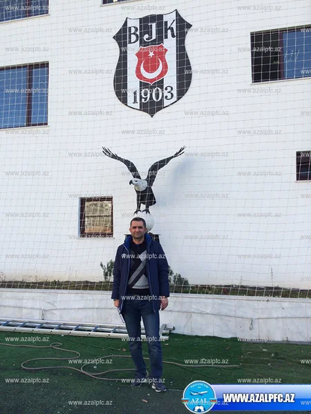 ​AZAL klubunun baş məşqçisi Beşiktaşın bazasında təlim keçir