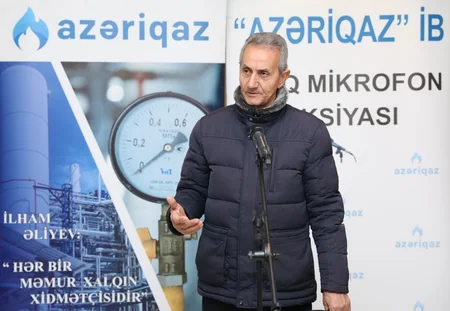 Azəriqaz Yevlaxda Açıq mikrofon aksiyası keçirib