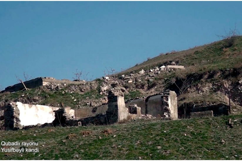 Footage of Yusifbayli village of Gubadli