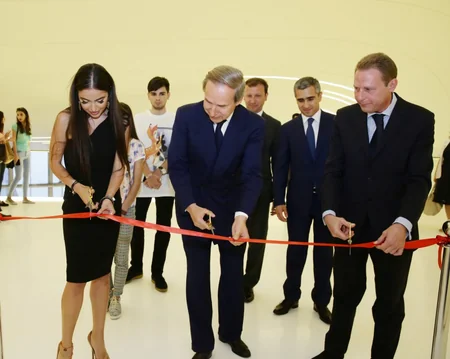 Vice-President of Heydar Aliyev Foundation Leyla Aliyeva viewed works by George Condo