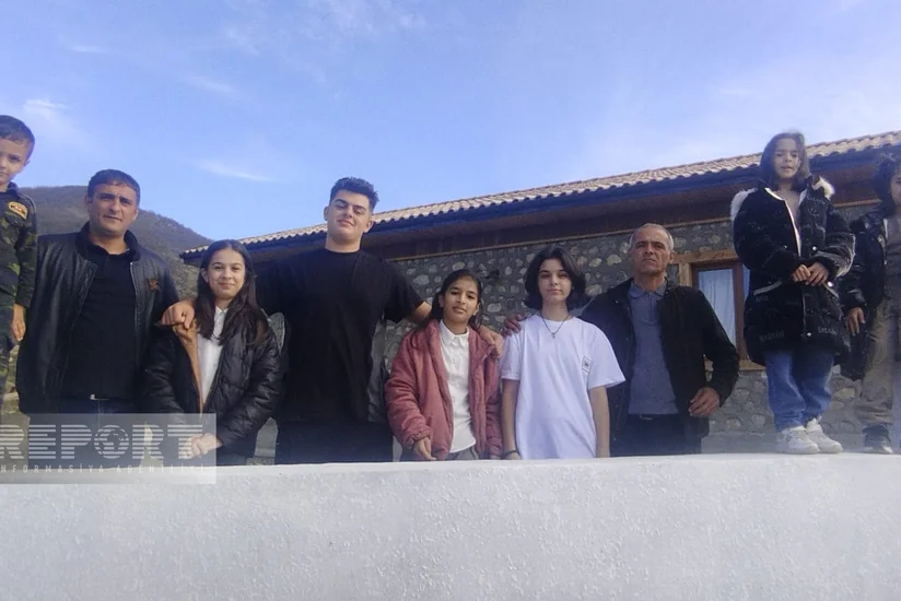 7 nəfərlik ailəsi ilə Laçına qayıdan sakin: “Şəraitdən məmnunuq, heç bir problemimiz yoxdur”  