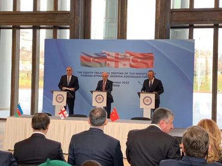 Azərbaycan, Gürcüstan və Türkiyə XİN başçılarının 8-ci görüşünün bəyanatı - TAM MƏTN