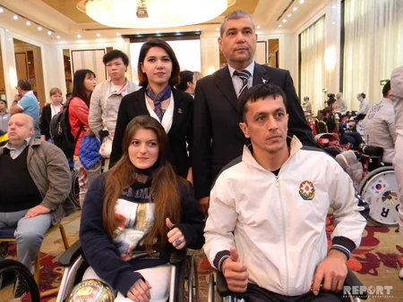 Azərbaycanın paralimpiyaçı qılıncoynadanları Tbilisidə Dünya Kubokunda çıxış ediblər