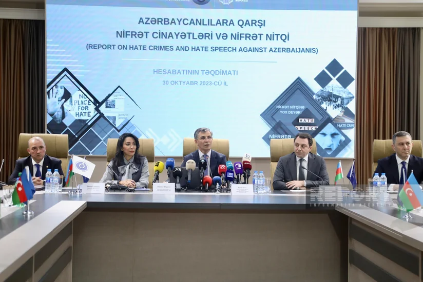 Azərbaycanlılara qarşı nifrət cinayətləri və nifrət nitqi hesabatının təqdimatı keçirilib