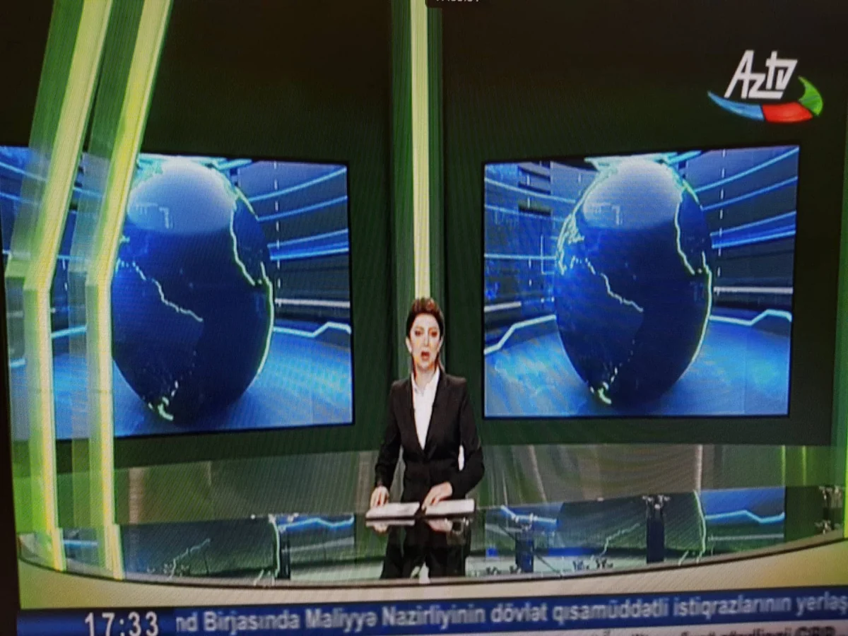 AzTV 63-cü ildönümündə “Xəbərlər”in yeni studiyasını istifadəyə verib