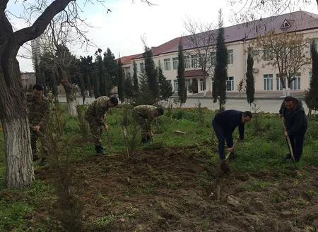 Əlahiddə Ümumqoşun Orduda, hərbi hissə və xüsusi təyinatlı təhsil müəssisələrində ümumordu iməciliyi keçirilib