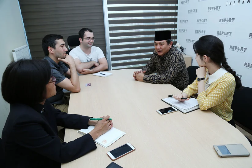 Indonesian Ambassador to Azerbaijan visits Report News Agency