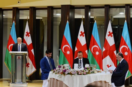 Azərbaycan və Gürcüstan prezidentləri Birgə Bəyannamə imzalayıblar
