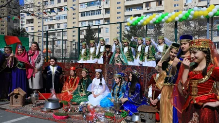 Bakının Nizami və Nəsimi rayonlarında bayram şənliyi keçirilib