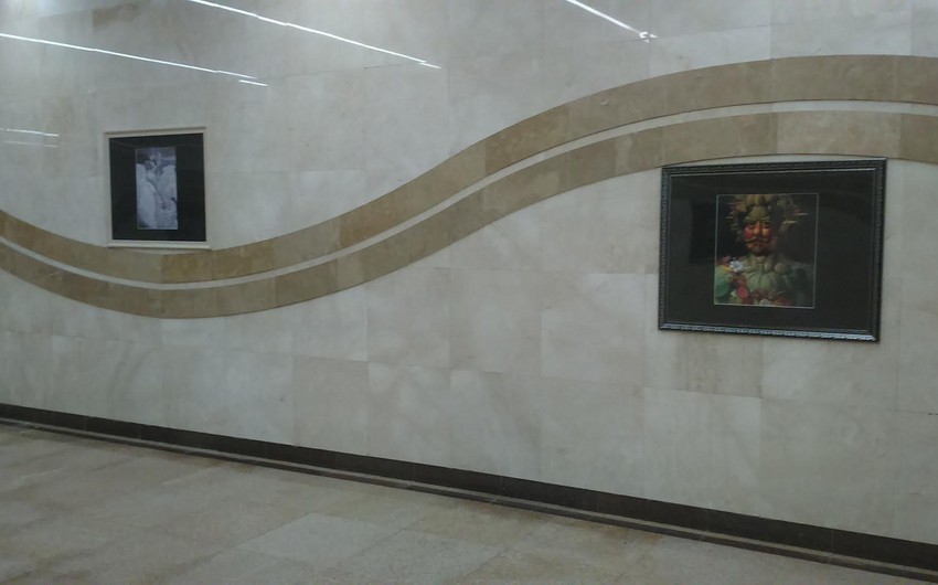 İmperator II Rudolf Bakı metrosunda