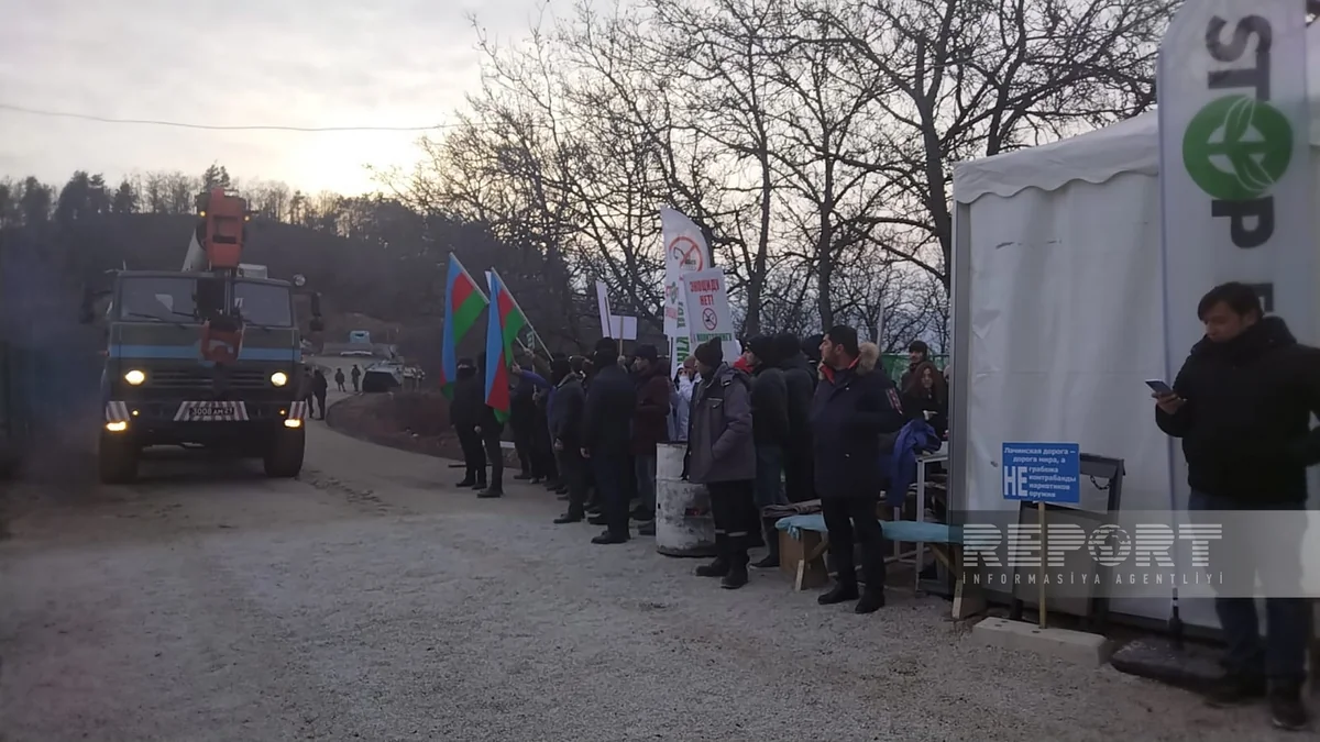 Conditions for passage of 26 peacekeepers' vehicles created on Khankandi-Lachin road - VIDEO
