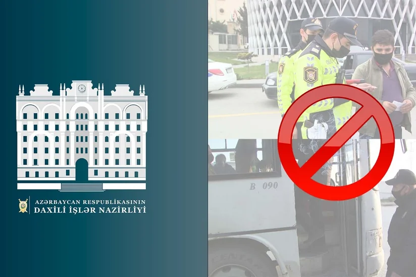 Avtobuslarda karantin qaydalarına riayət etməyən 40 nəfər cərimə olunub