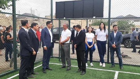 Gəncədə Sağlam Məhəllənin açılışı olub - YENİLƏNİB 
