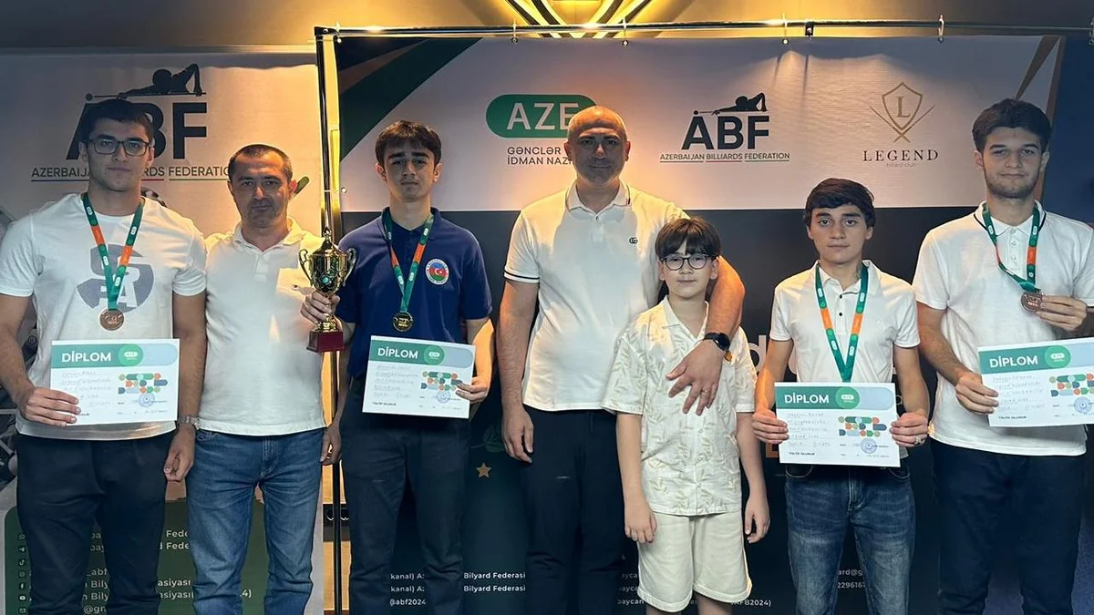 Bilyard üzrə Azərbaycan birinciliyinin qalibləri müəyyənləşib
