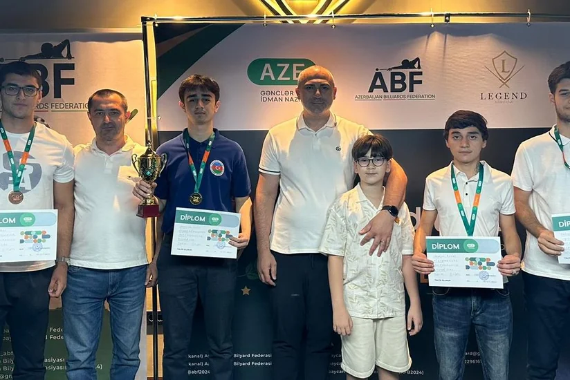 Bilyard üzrə Azərbaycan birinciliyinin qalibləri müəyyənləşib
