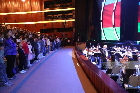 Heydər Əliyevin 100 illik yubileyinə həsr olunan konsert keçirilib