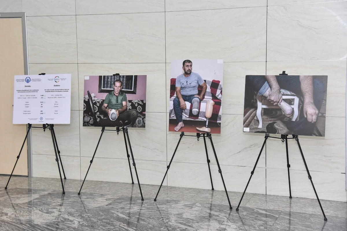 Photo exhibition dedicated to mine victims held in Baku