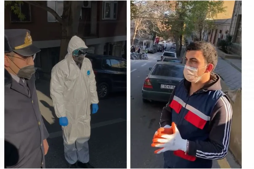 Bakıda əmək fəaliyyəti ilə məşğul olan koronavirus xəstəsi saxlanıldı