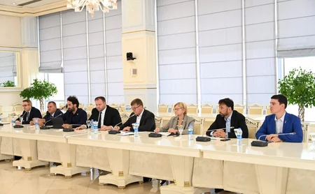 Milli Məclisdə Avropa Parlamentinin nümayəndə heyəti ilə görüş olub