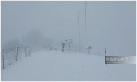 Sarıbaşa qar yağıb - FOTOREPORTAJ