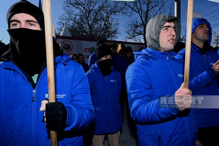 Protest continues on Khankandi-Lachin road, participants in high spirits