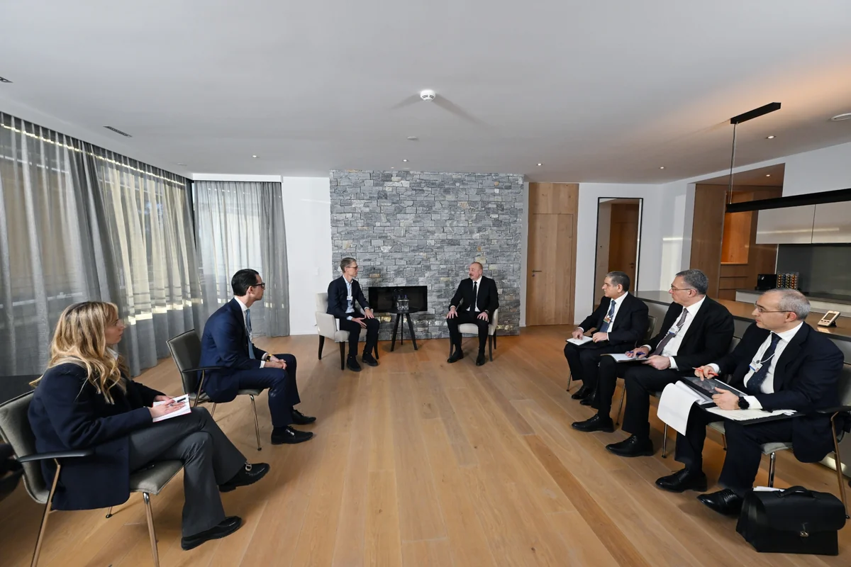 Ilham Aliyev meets with Chair of Supervisory Board and CEO of Carlsberg Group in Davos