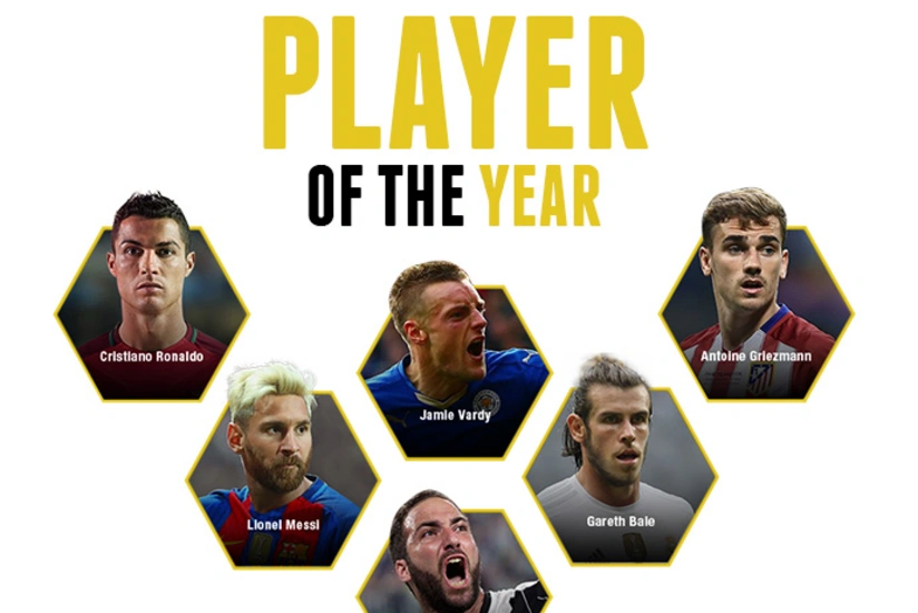 Nominees for the Globe Soccer Awards 2016 announced