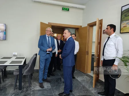 Şəki Rayon Prokurorluğunun yeni inzibati binasının açılışı olub