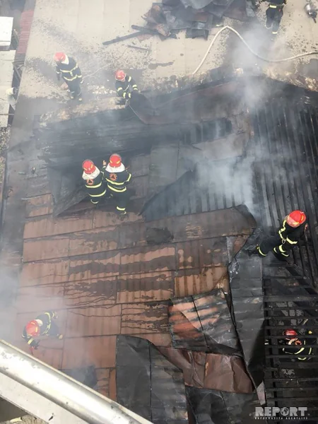 Tbilisidə qaçqınların yaşadığı binada yanğın olub