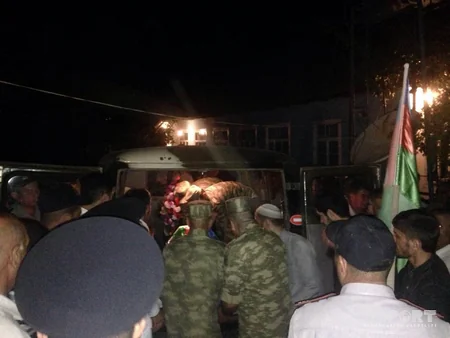 Ставший шехидом военнослужащий азербайджанской армии предан земле в Джалилабаде - ФОТО