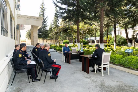 Vilayət Eyvazov Göyçayda vətəndaş qəbulu keçirib