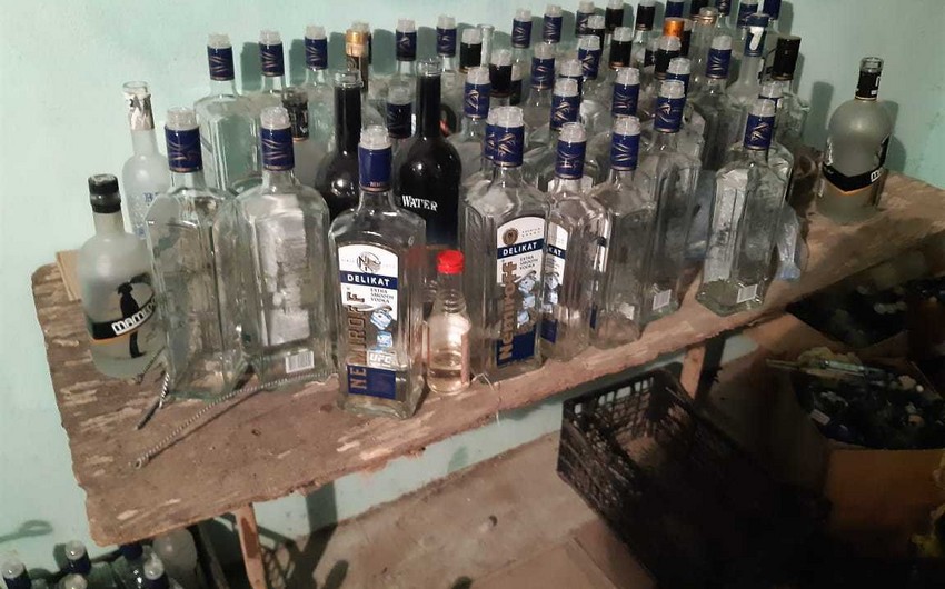 AQTA saxta spirtli içki emal edən sex aşkarlayıb