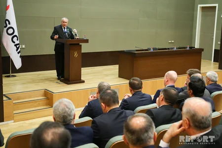 SOCAR-da dövlət təltiflərinə layiq görülmüş neftçilərə orden və medallar təqdim olunub