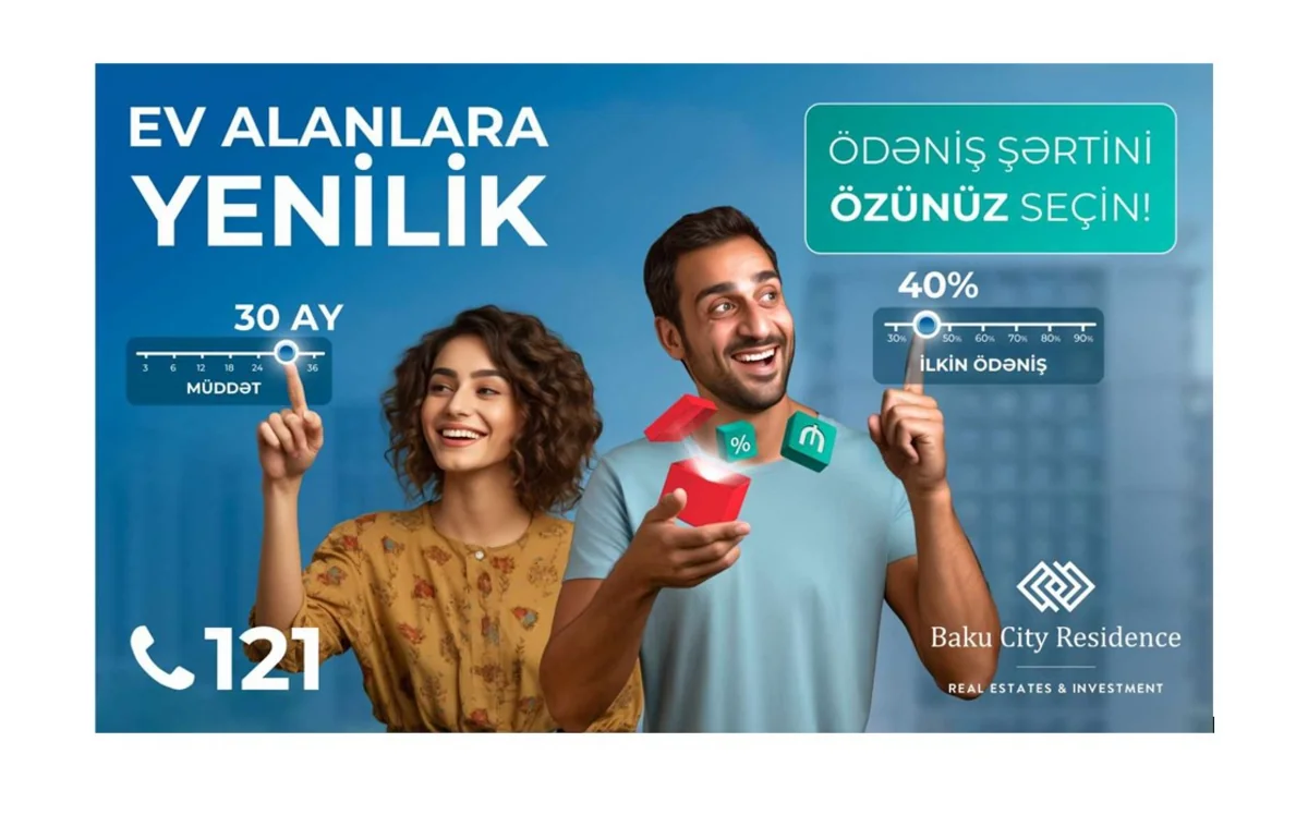 “Baku City Residences”dən UNİKAL TƏKLİF – Ödəniş şərtini ÖZÜNÜZ SEÇİN