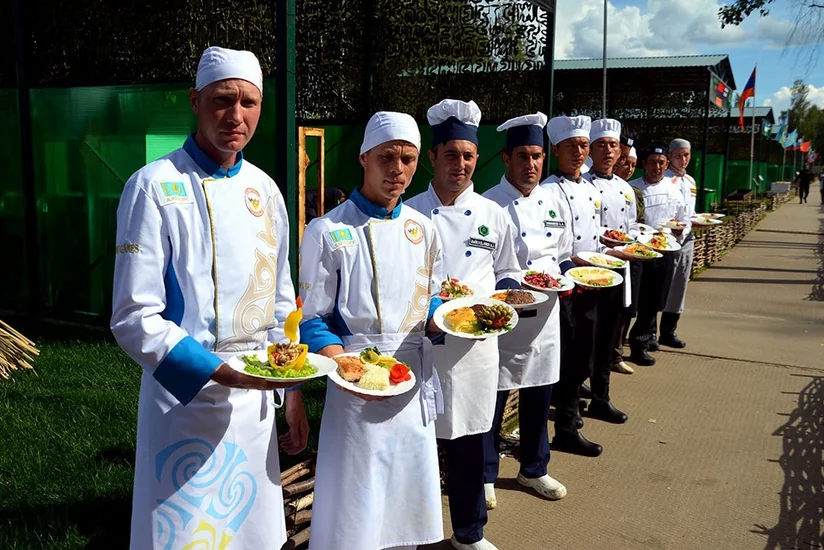 Команда Азербайджана заняла в конкурсе Полевая кухня четвертое место - ВИДЕО