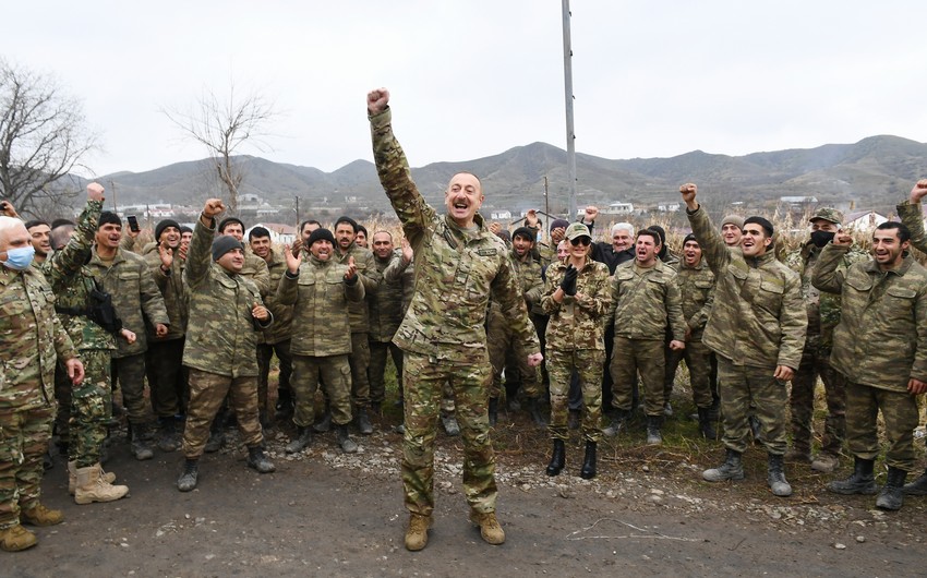 Bir qrup hərbçi “Qubadlının azad olunmasına görə” medalı ilə təltif edilib