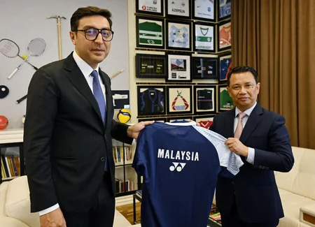 Fərid Qayıbov Malayziya Olimpiya Şurasının prezidenti ilə görüşüb