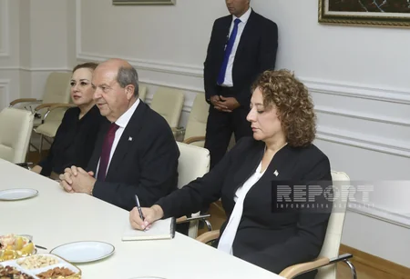 Şimali Kipr Prezidenti Beynəlxalq Türk Mədəniyyəti və İrsi Fondunda olub