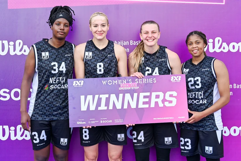 Neftçi 3x3 basketbol üzrə Dünya Qadın Seriyasının mərhələ çempionu olaraq ilkə imza atıb