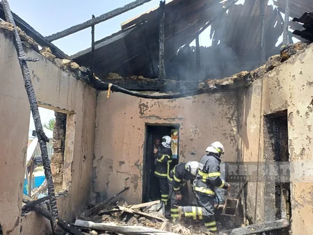 Naxçıvanın Əliabad qəsəbəsində yanğın olub