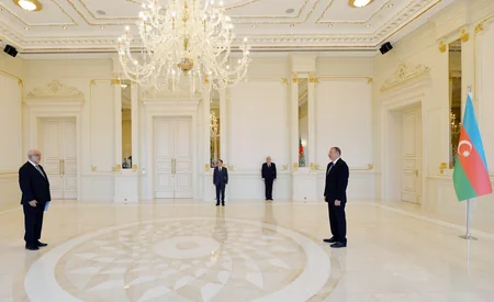 Azerbaijani President Ilham Aliyev received credentials of three incoming ambassadors - UPDATED