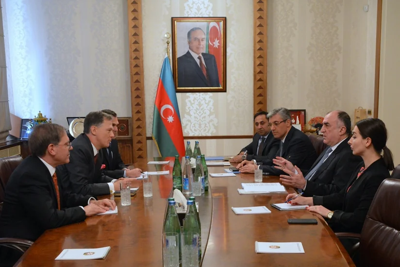 Elmar Məmmədyarov ABŞ Dövlət katibinin köməkçisinin müavini ilə görüşüb