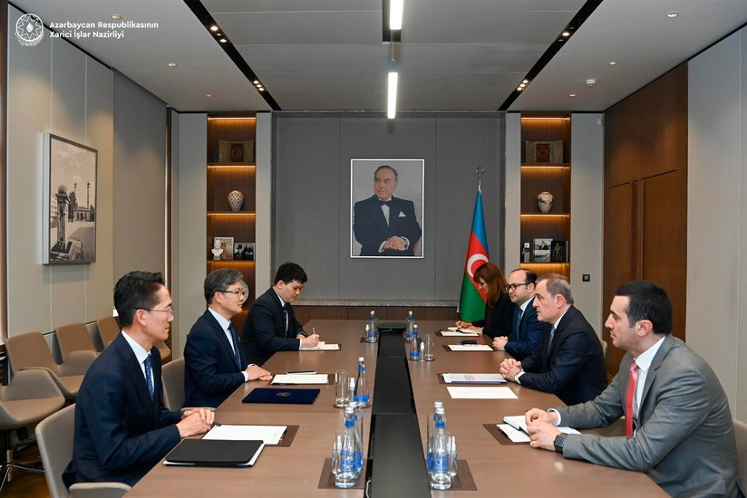 Ceyhun Bayramov Koreyanın yeni səfirini qəbul edib