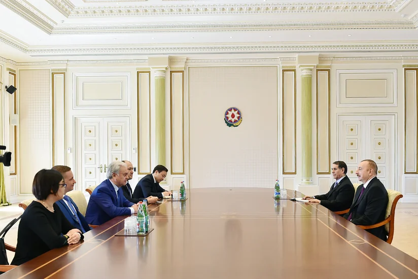 President Ilham Aliyev receives delegation led by Secretary General of Shanghai Cooperation Organization