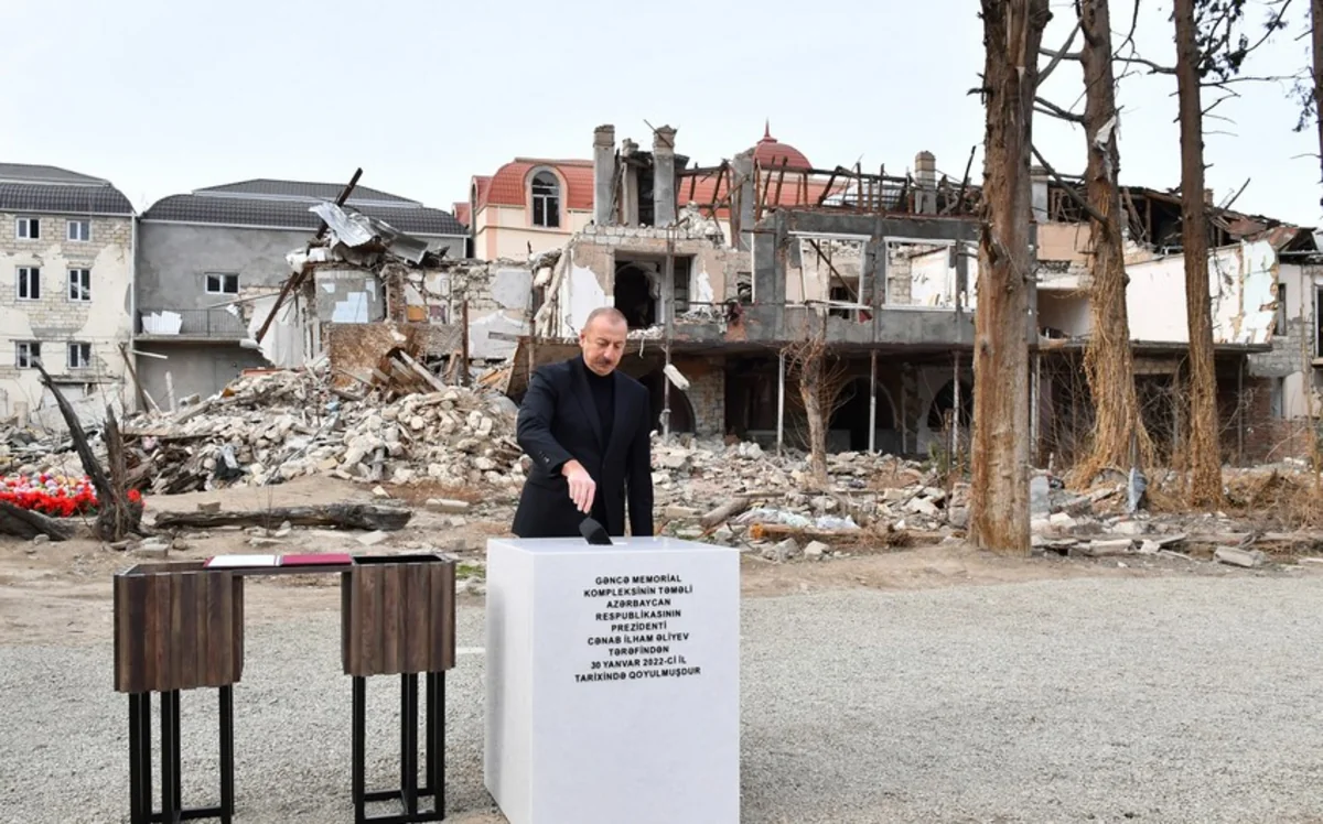 Gəncə Memorial Kompleksinin konsepsiyasının hazırlanmasına və layihələndirilməsinə 734 min manat xərclənəcək