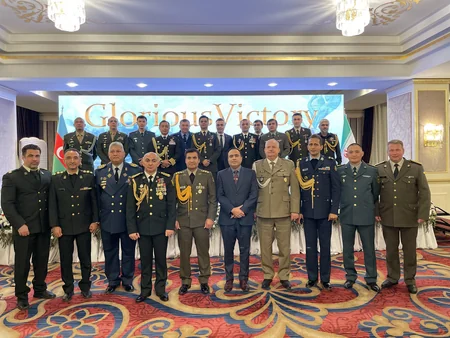 Zəfər Günü münasibətilə Tehranda rəsmi qəbul təşkil olunub