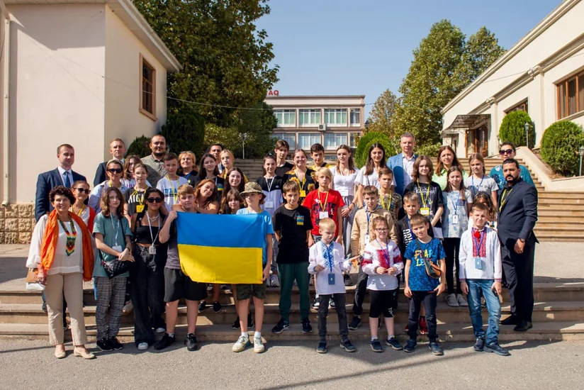 Очередная группа украинских детей проходит реабилитацию в Азербайджане