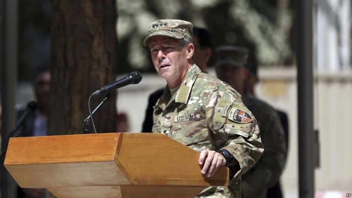 Militants shell Afghan city during NATO general's visit